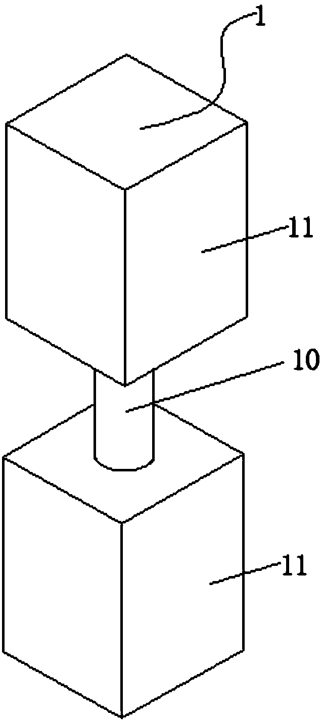 Plastic toy splicing structure