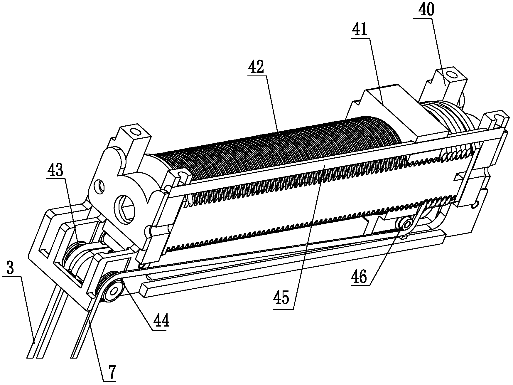 Winding method and winding device for venetian blinds or honeycomb blinds