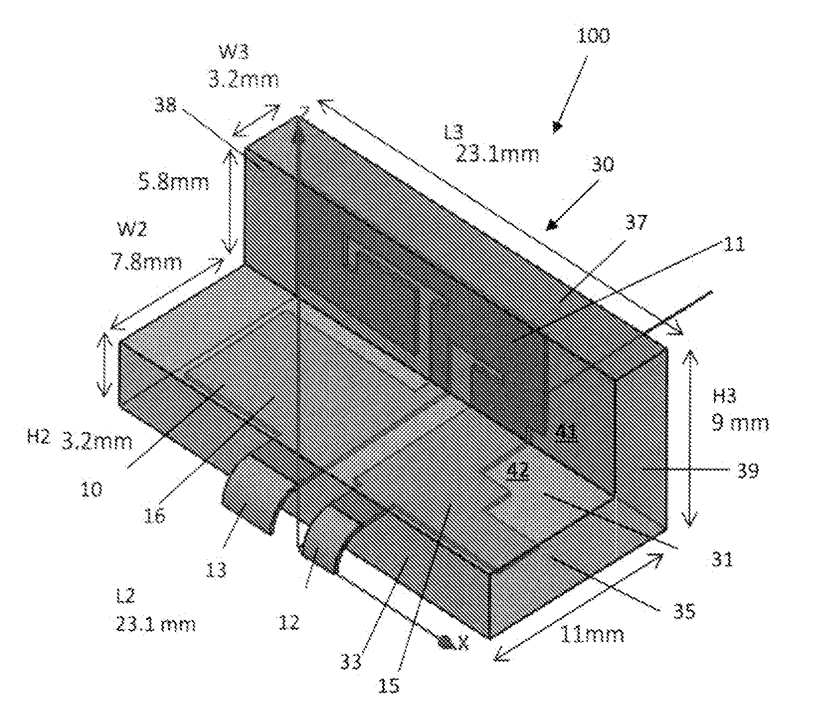 High gain low profile multi-band antenna for wireless communications