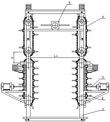 Automatic lifting and separating device for floor panels