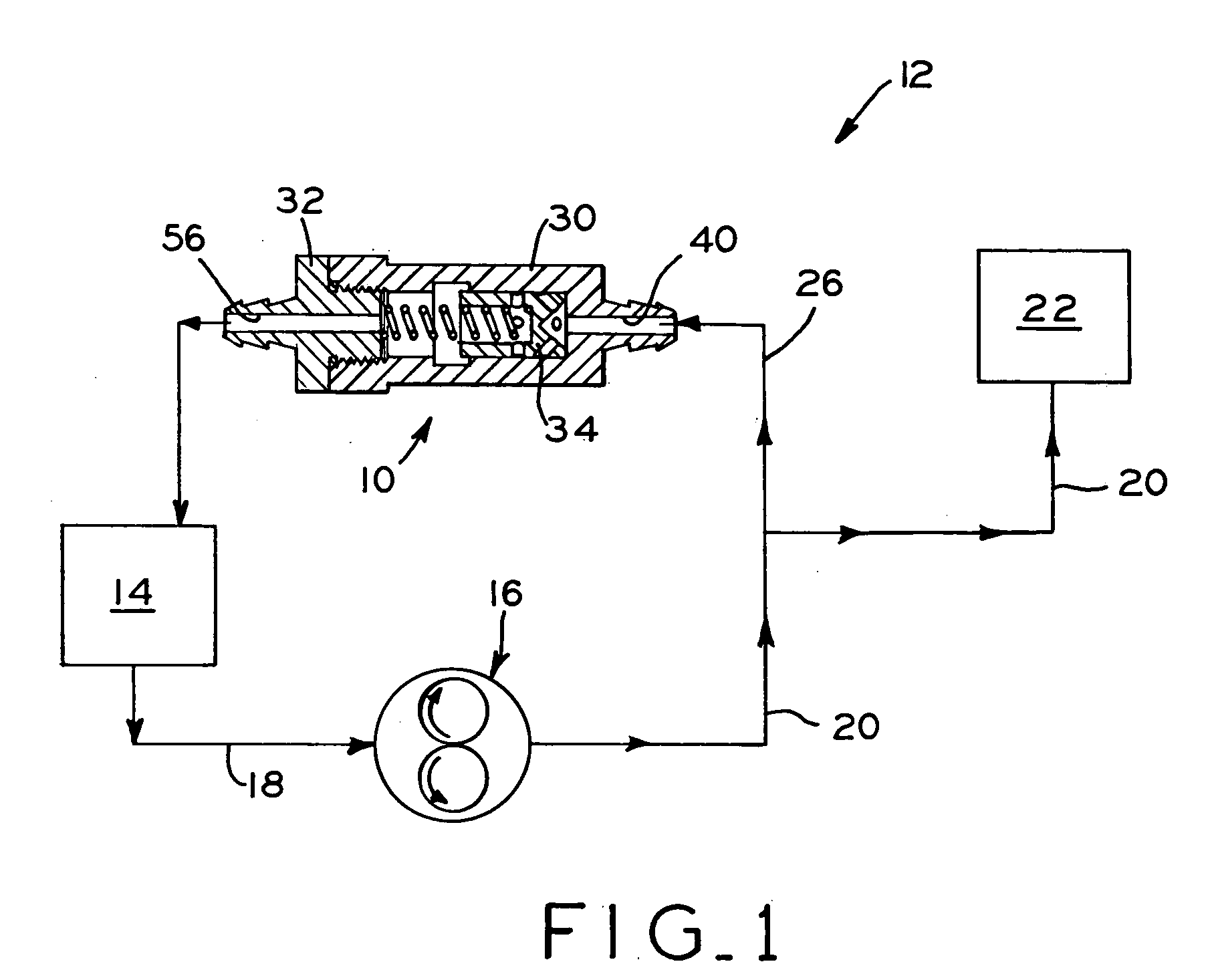 By-pass pressure regulator