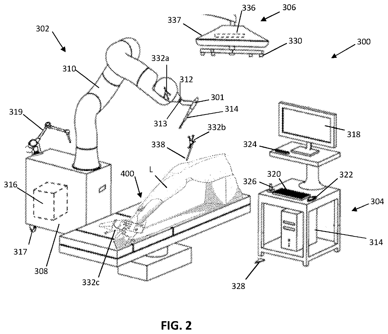 Interactive anatomical positioner and a robotic system therewith