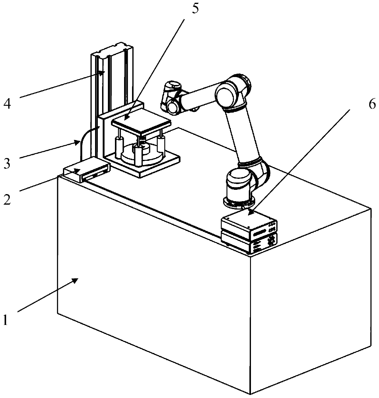 Collaborative robot collision safety test system and test method