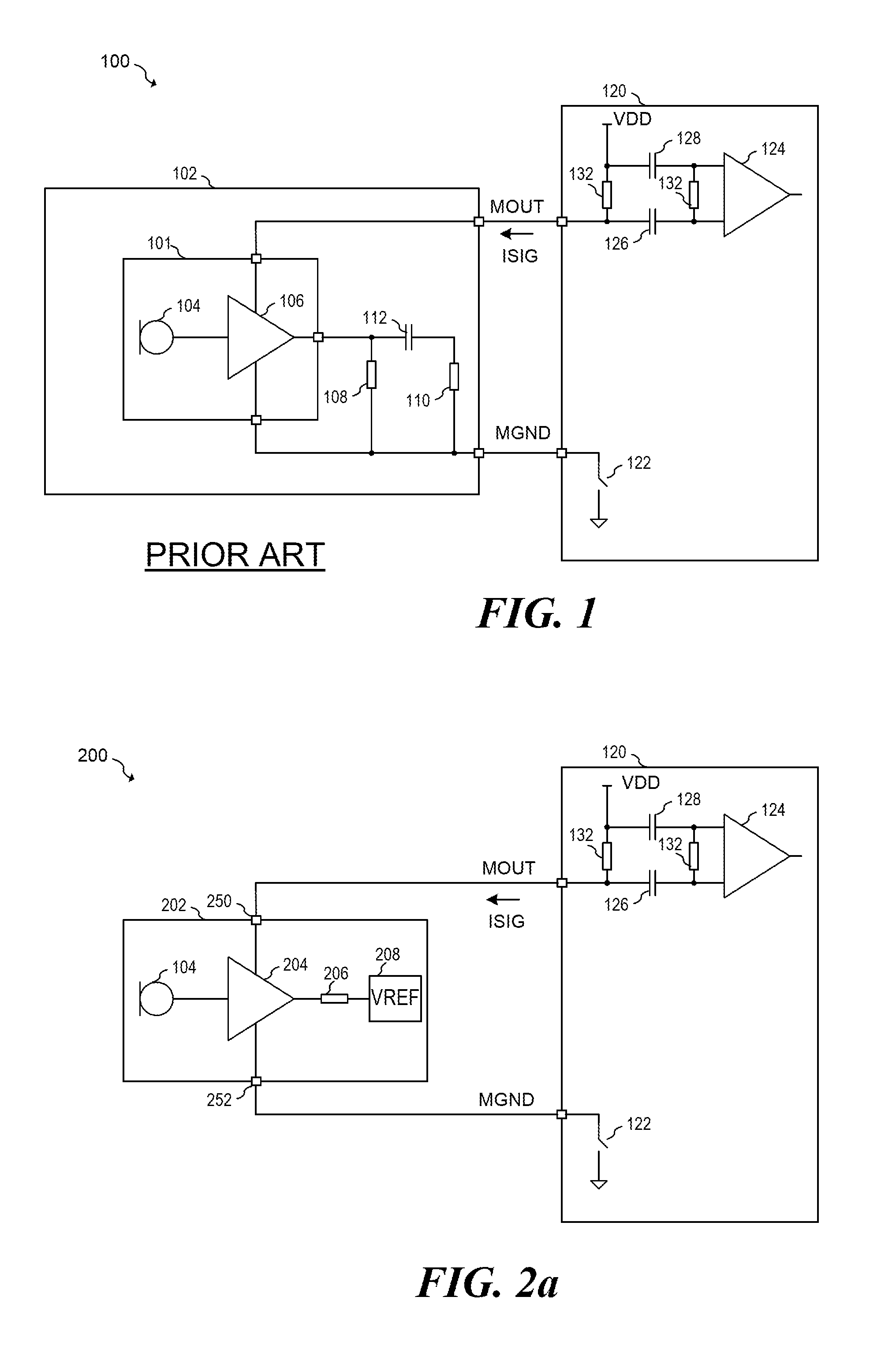 System and Method for a Microphone Amplifier