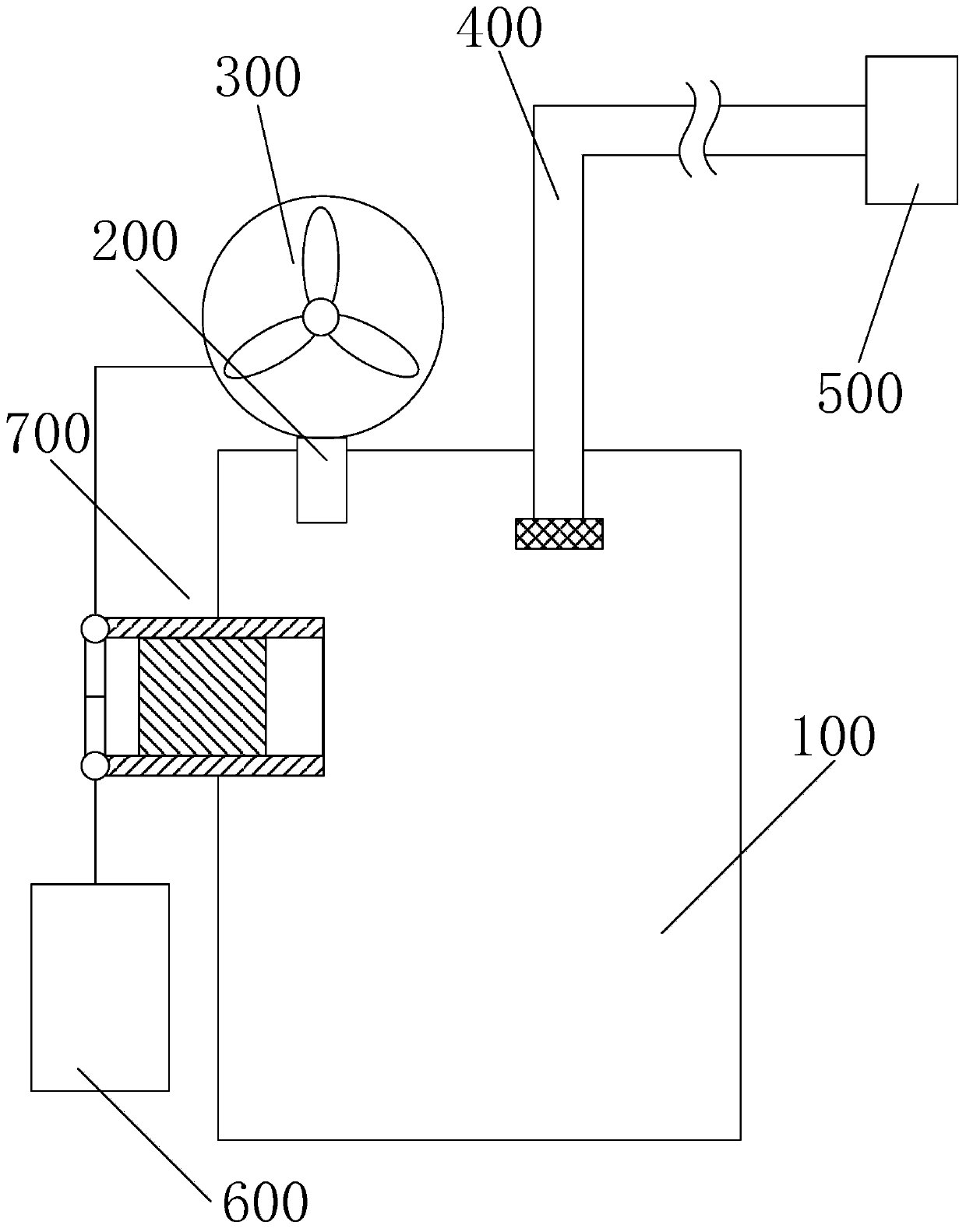 A kind of respiratory secretion collection bottle under bronchoscope