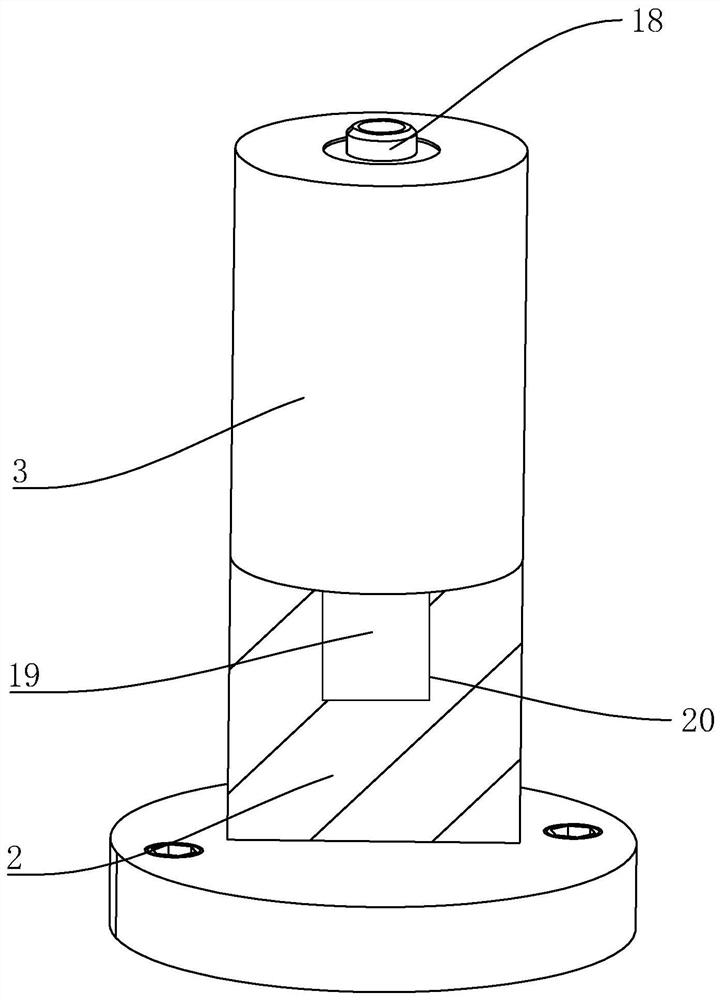 A motor bearing precision mounting machine