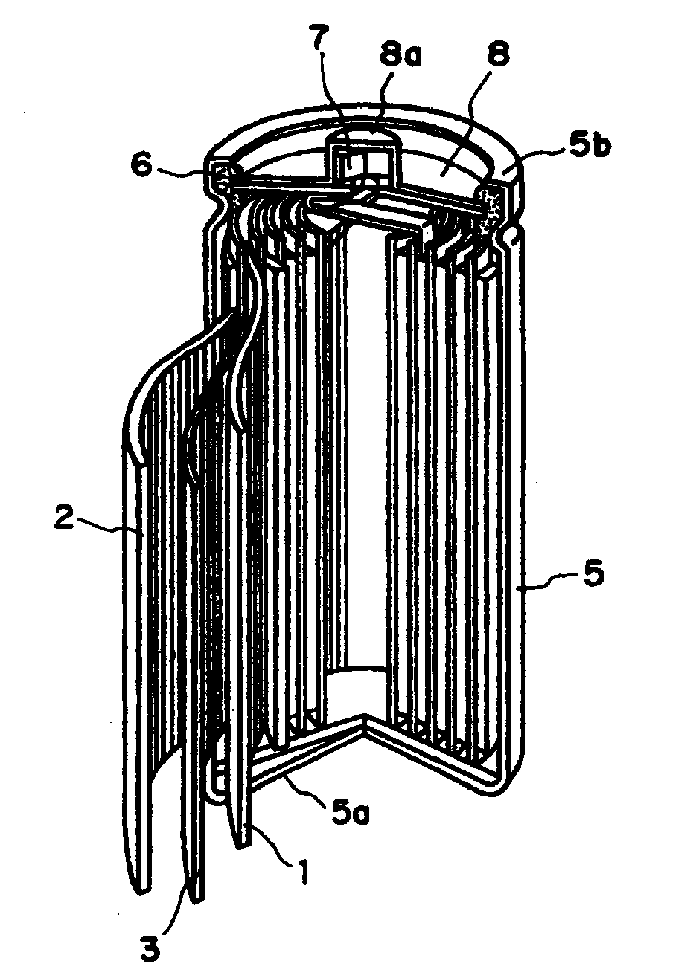 Positive Electrode Mixture for Nonaqueous Battery and Positive Electrode Structure