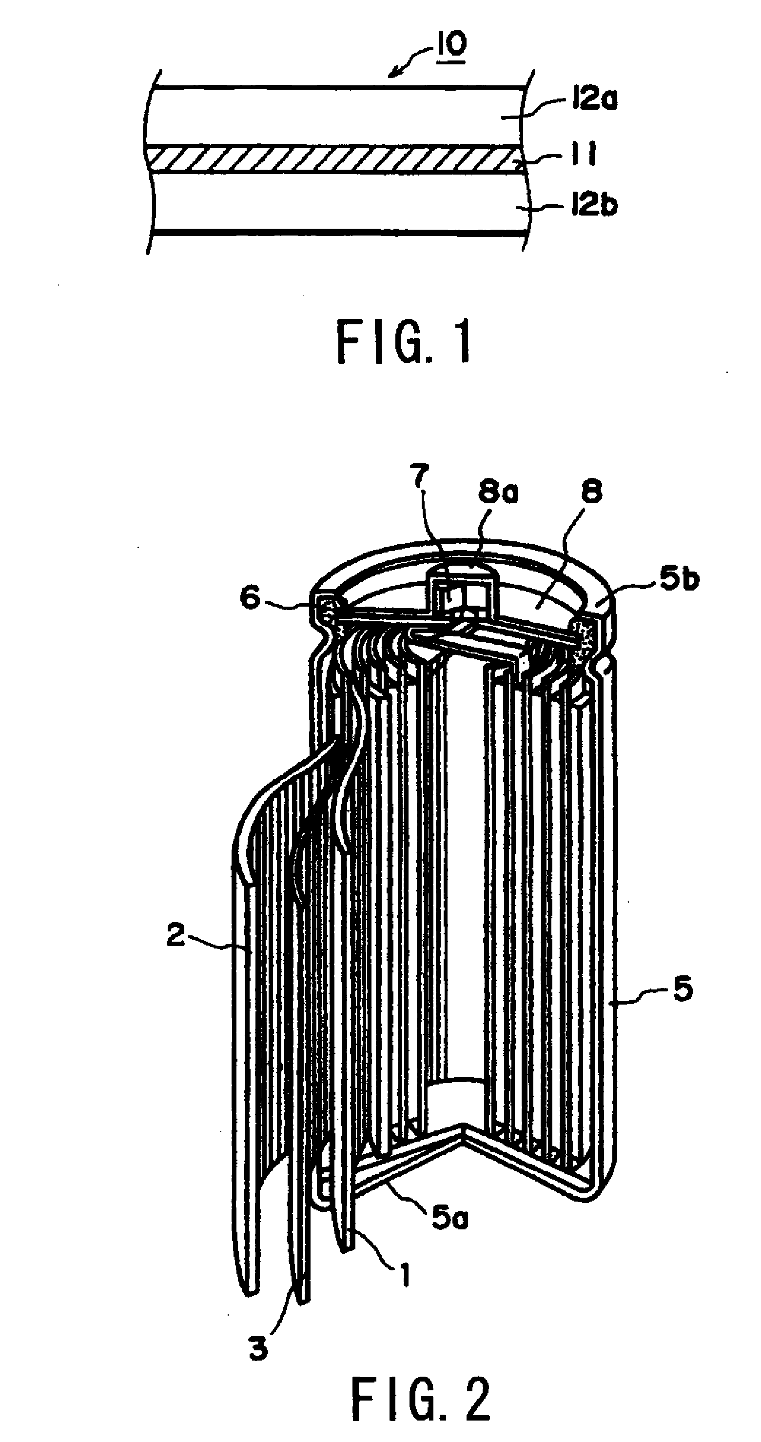 Positive Electrode Mixture for Nonaqueous Battery and Positive Electrode Structure