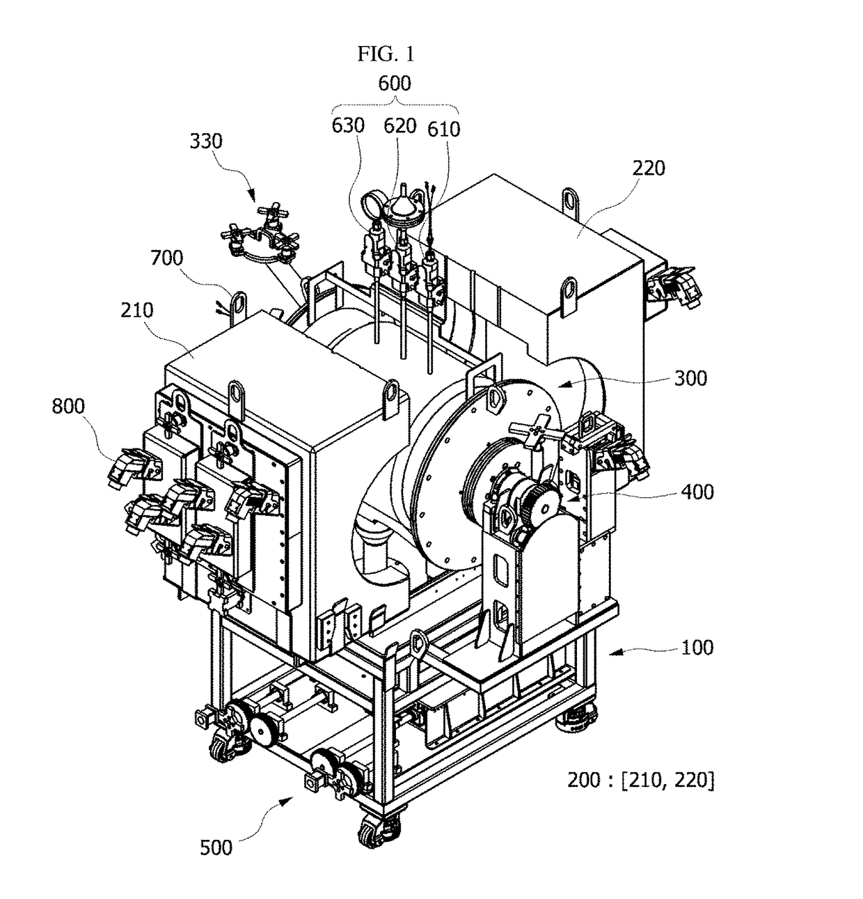 Voloxidizer with double reactor for spent fuel rods decladding and double reactor for use in the same