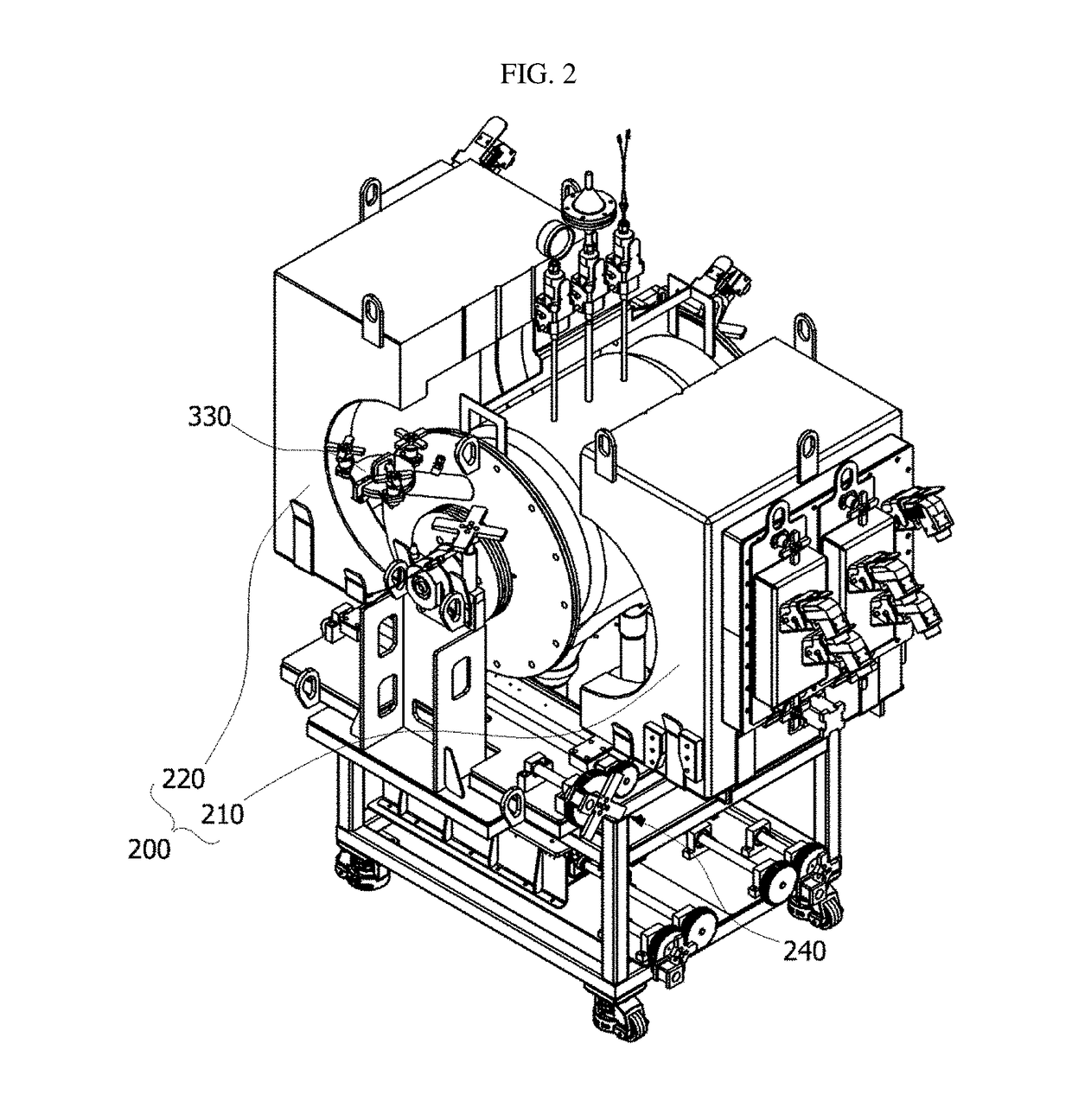 Voloxidizer with double reactor for spent fuel rods decladding and double reactor for use in the same