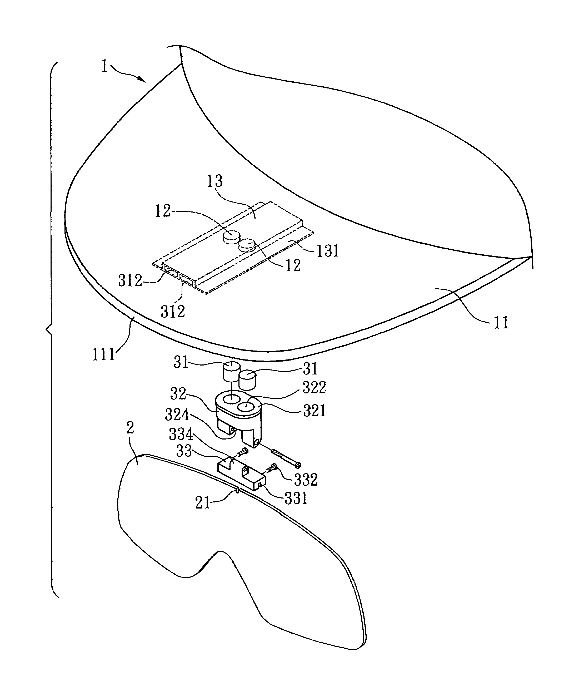 Cap structure