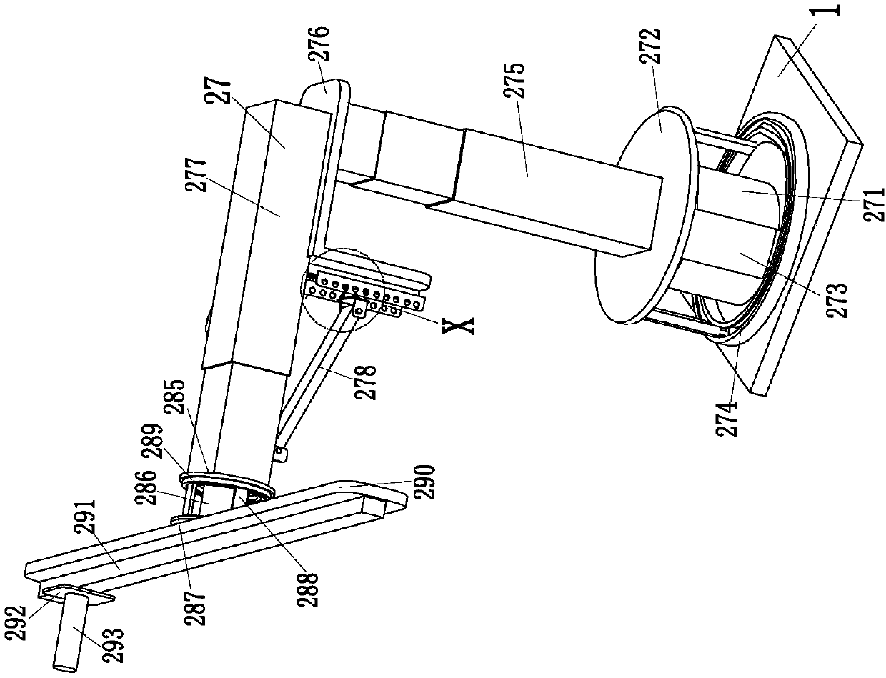 Automatic mounting equipment for fiber cement outer wall hanging board for building wall body