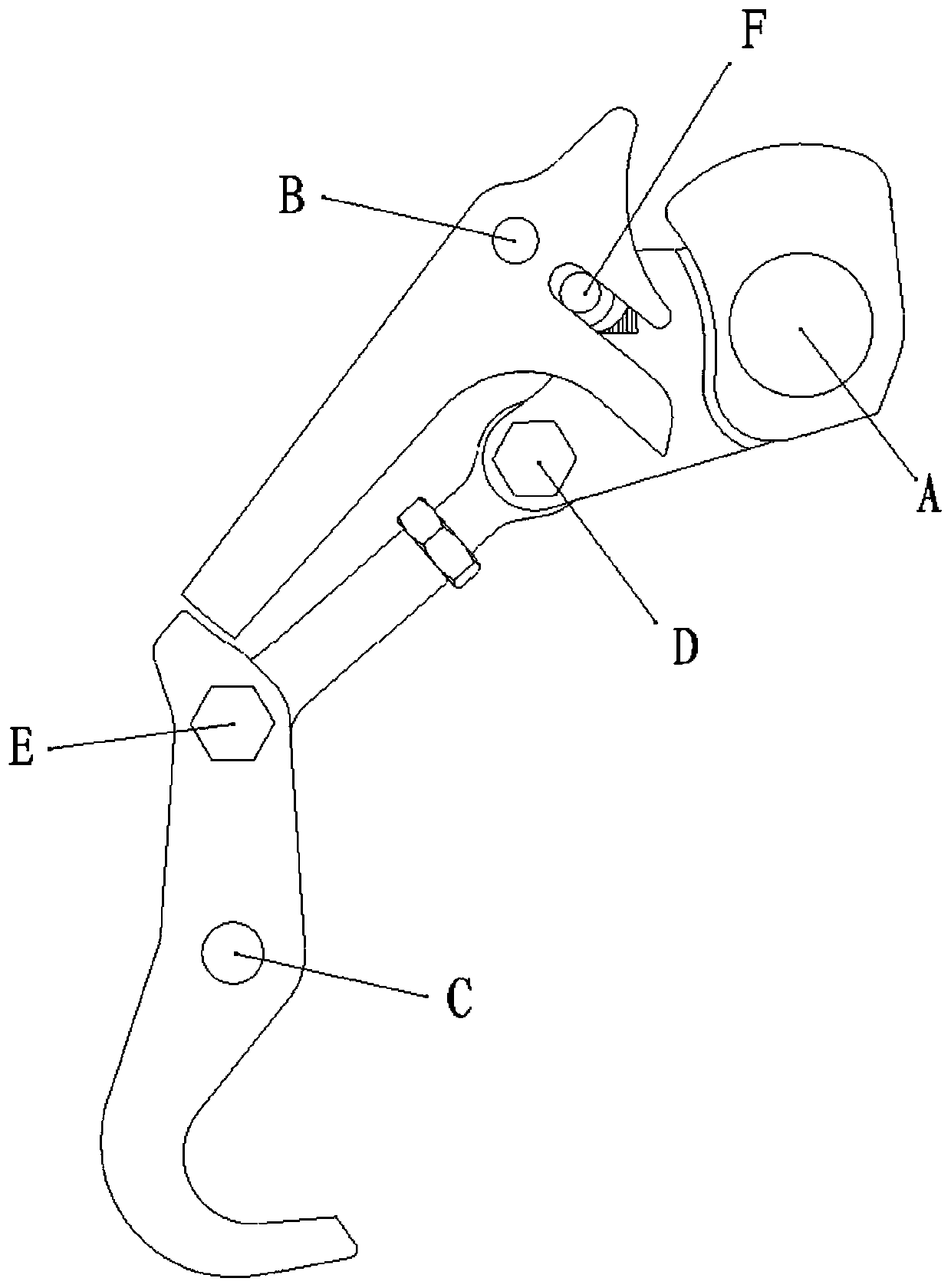 Cabin door latching mechanism