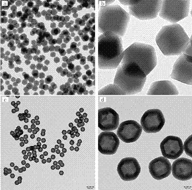 Diamond-shaped dodecahedron hollow potassium tannate nanoparticles and preparation method thereof