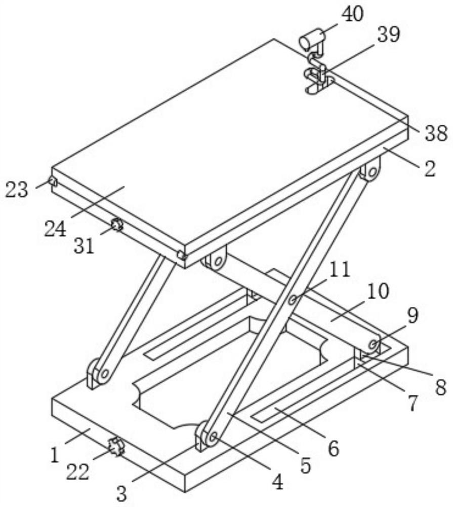 Portable hand drawing supporting device based on artistic design