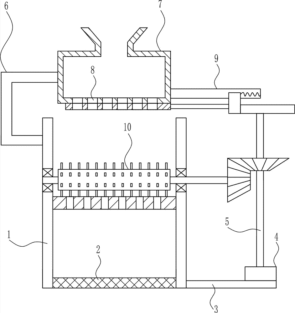 Graphite powder multi-stage grinding equipment for novel power battery production