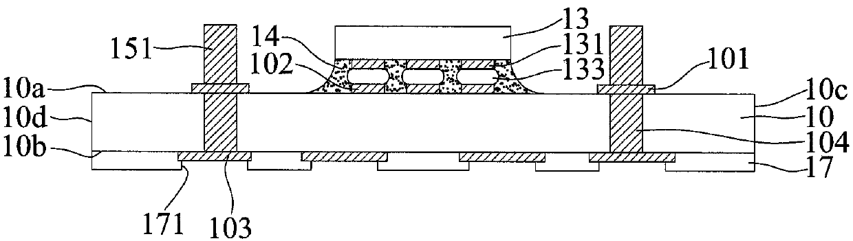 Method of making a stacked package