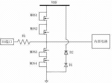 Lightning protection circuit applicable to high-voltage environment