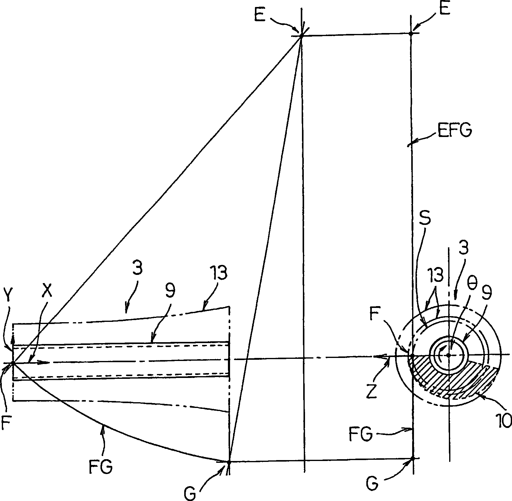 Three-dimensional universal gravitation of minimum composite particles filling universe, method for using total pressure pgh of universal gravitation and its device