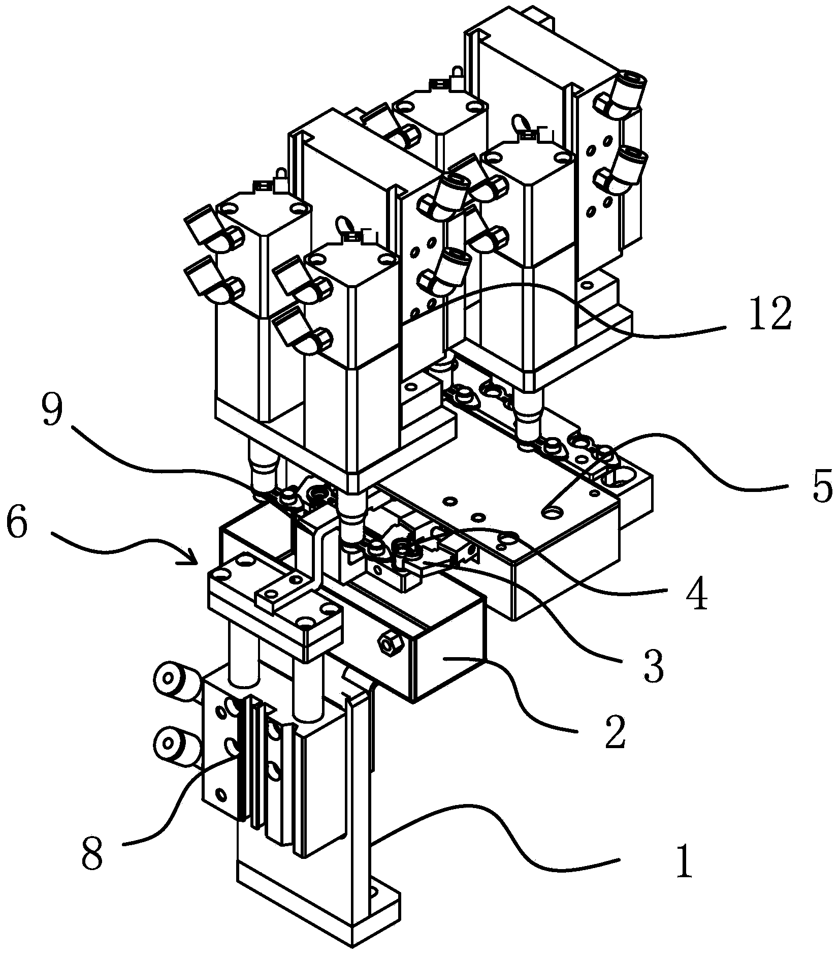 Glue coating method and device for medical plastic needle filter cover