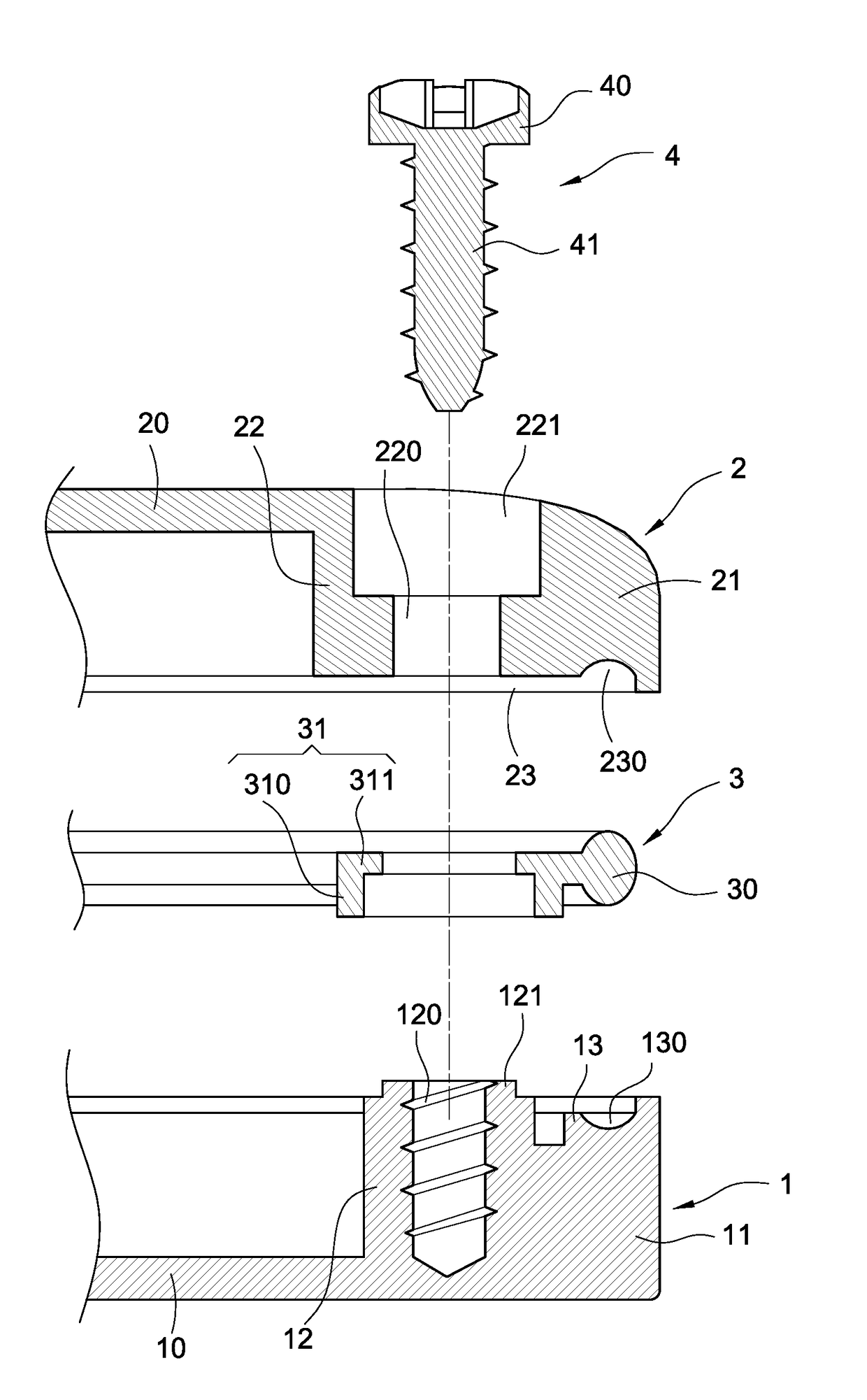 Waterproof structure for casing of electronic device