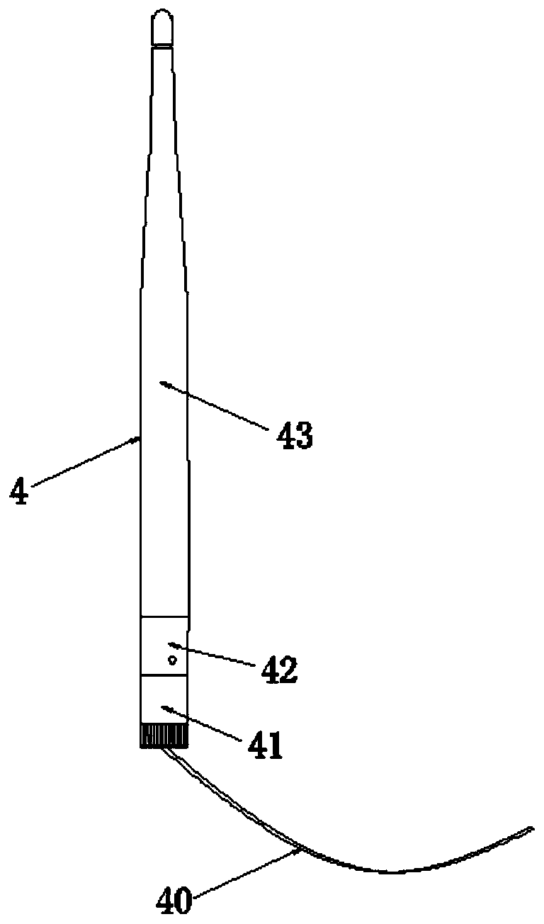 Terminal antenna used in wireless local area network