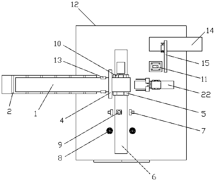 Module end plate production equipment and production method thereof