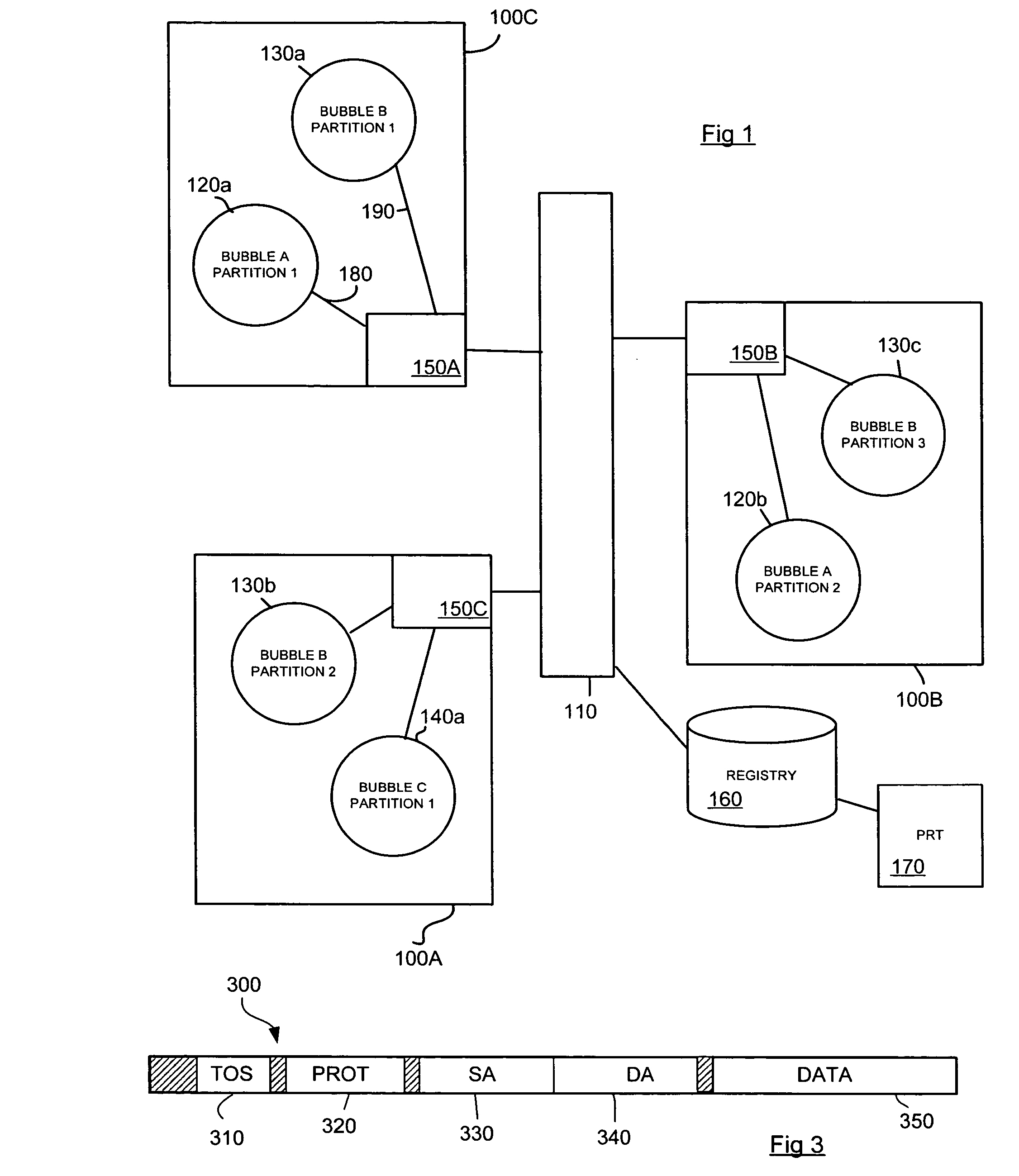 Method and apparatus for implementing security policies in a network