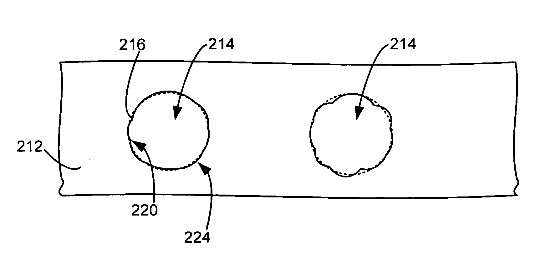 Etch with striation control