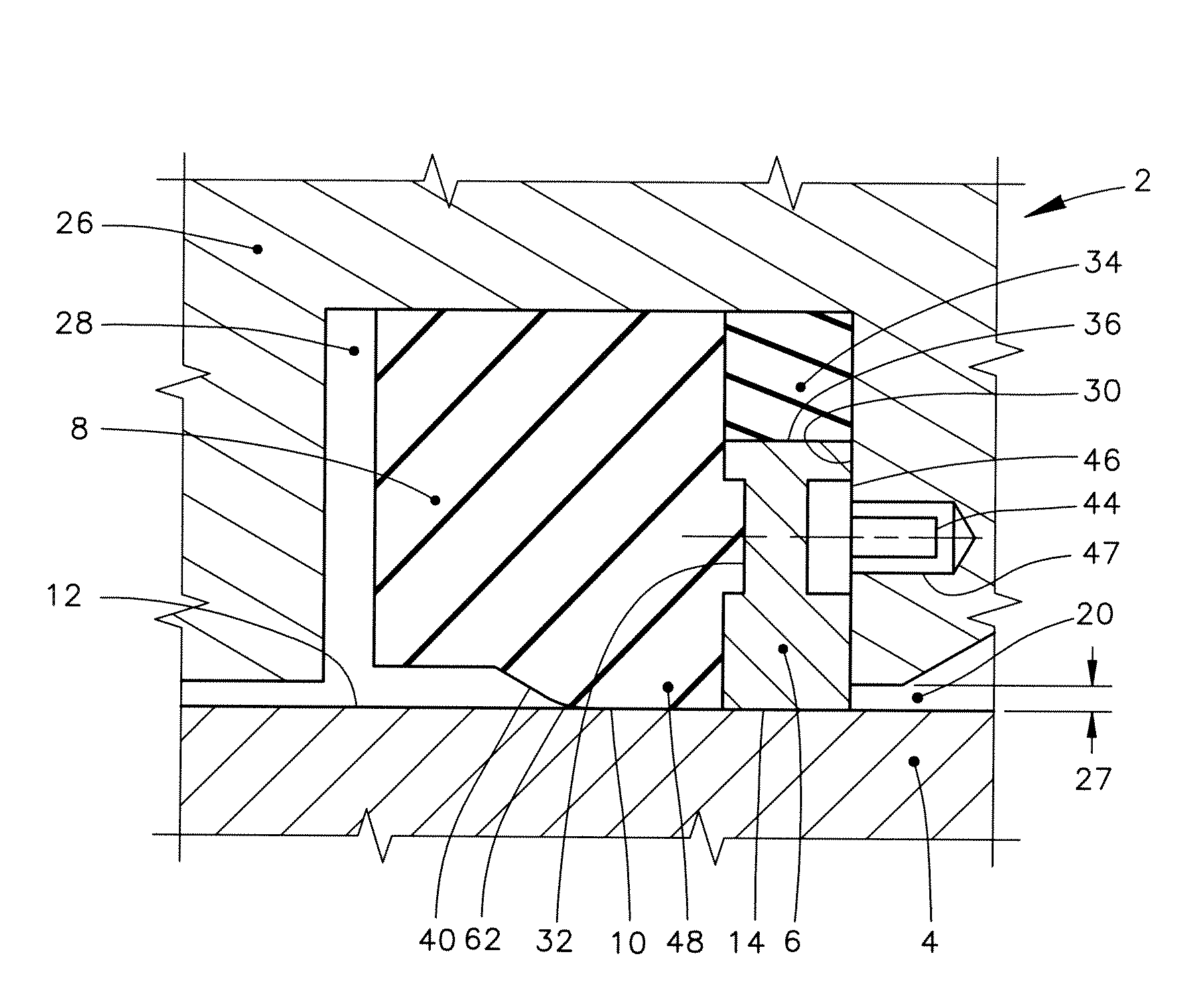 Hydrodynamic backup ring