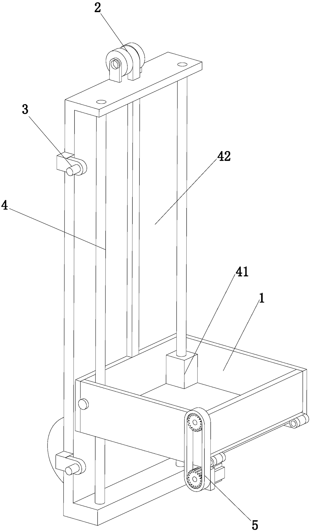 Automatic returning device for nonwoven fabric