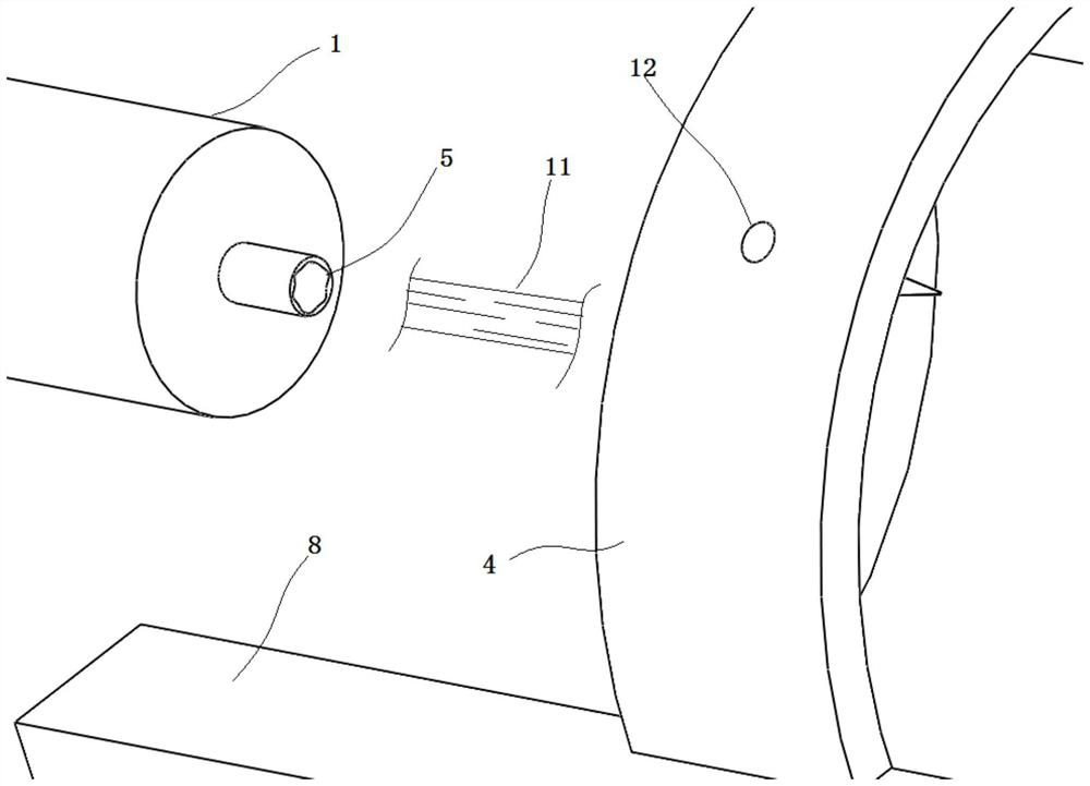 A device for preparing imitation down and its preparation method