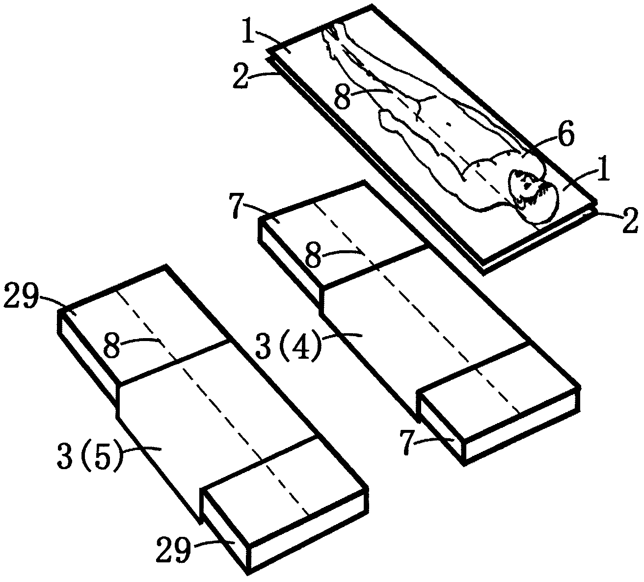 Drawsheet for moving patient and moving method thereof