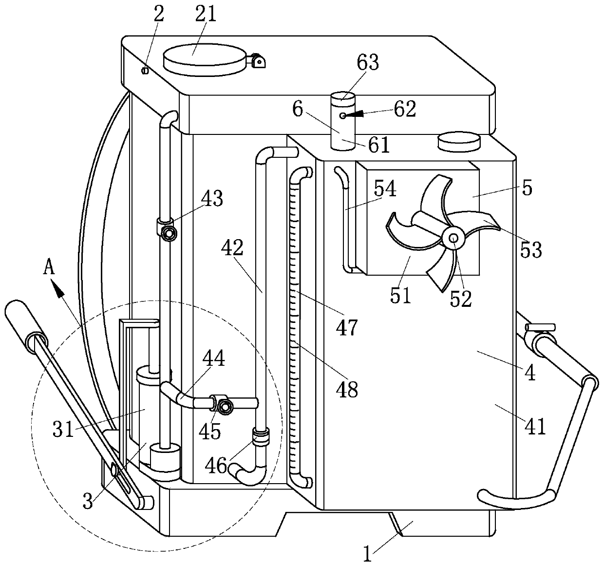 Pesticide spraying device with controllable dosage