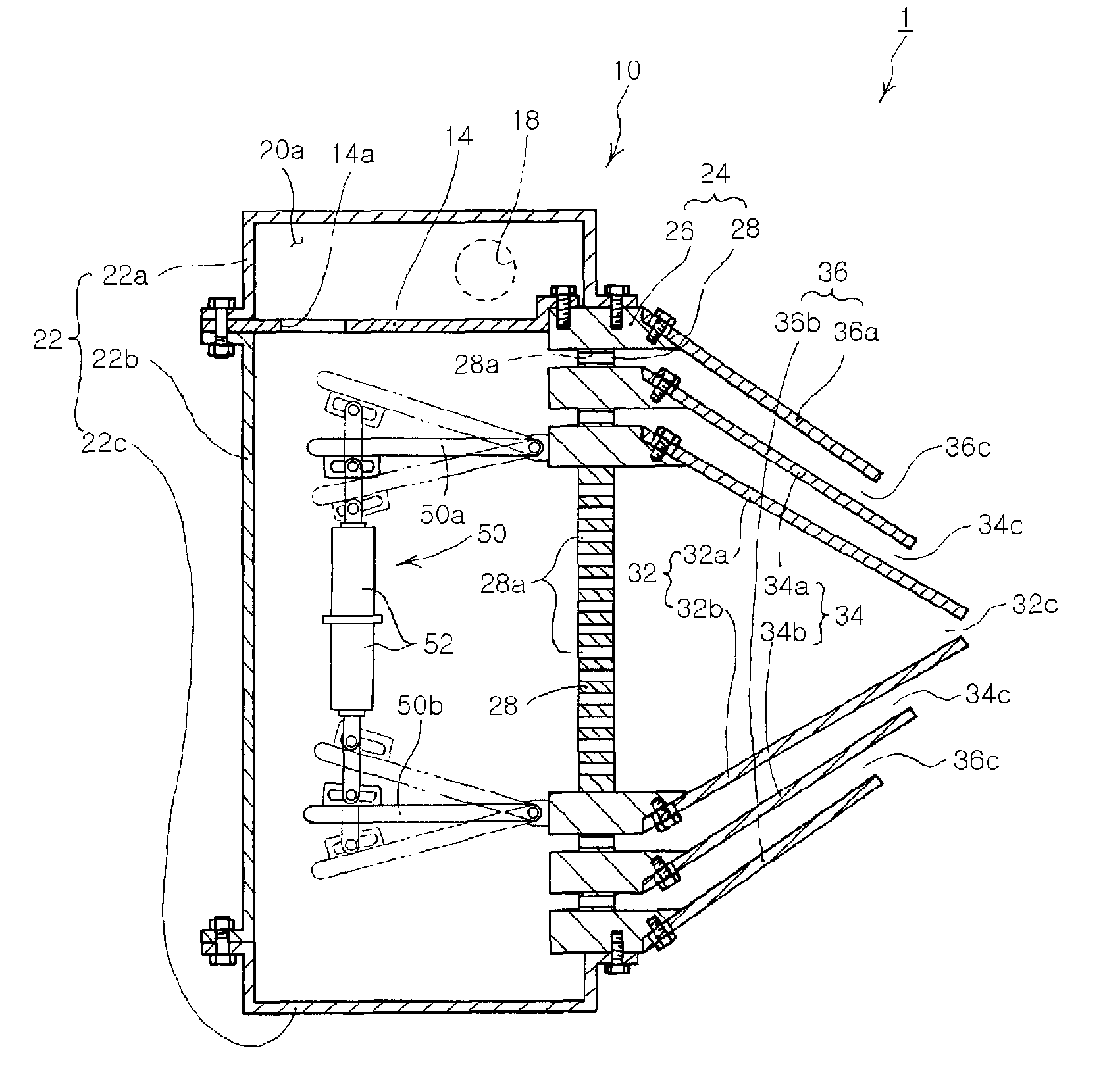 Gas wiping apparatus having adjustable gas guide