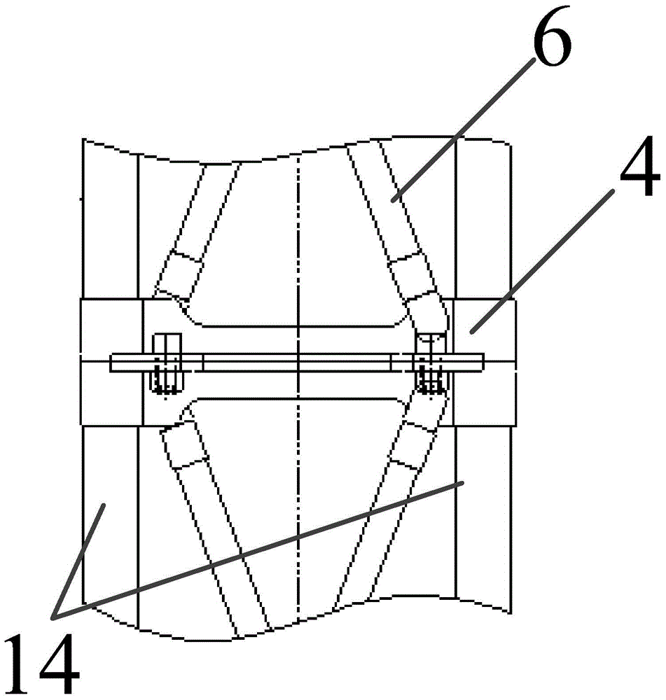 Pole for assembling power transmission towers