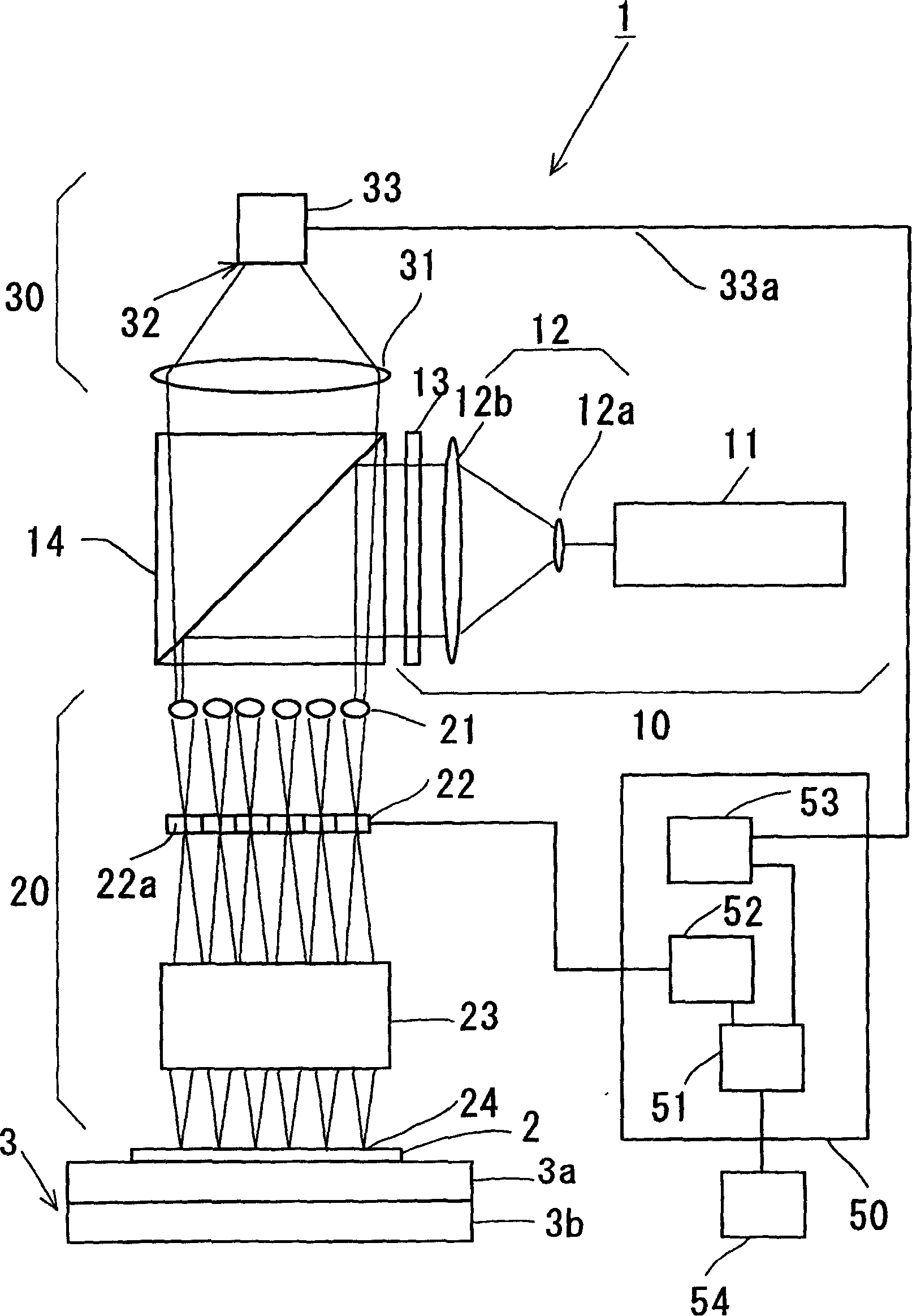 Cofocal microscope, fluorescence measuring method and polarized light measuring metod using cofocal microscope