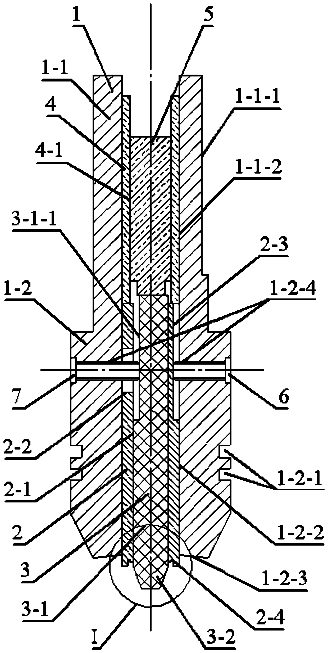 One-time welding synchronous two-time reshaping thinning-free friction stir welding tool and welding method.