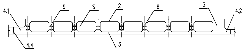 Construction method of urban tunnel branching port with box type top plate structure