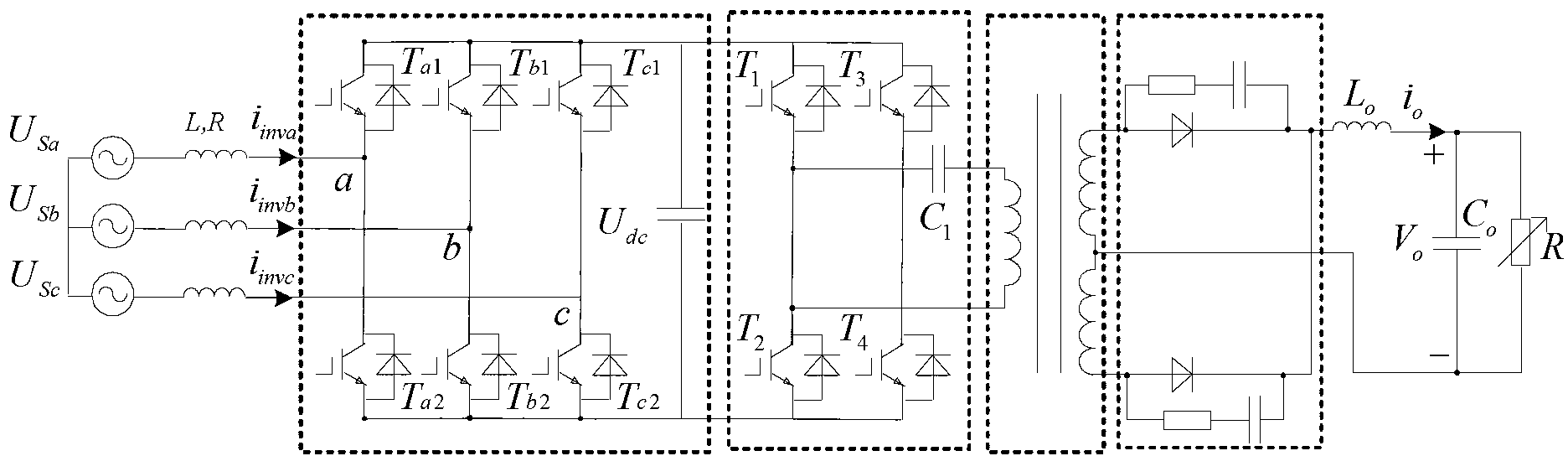 Large-power high-frequency switch eliminator power comprehensive control method