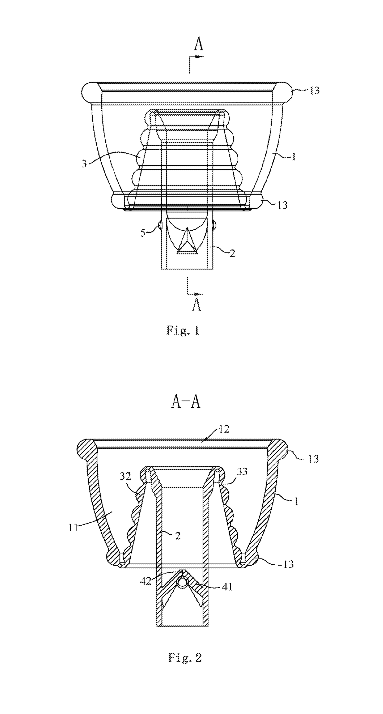 Folding menstrual cup