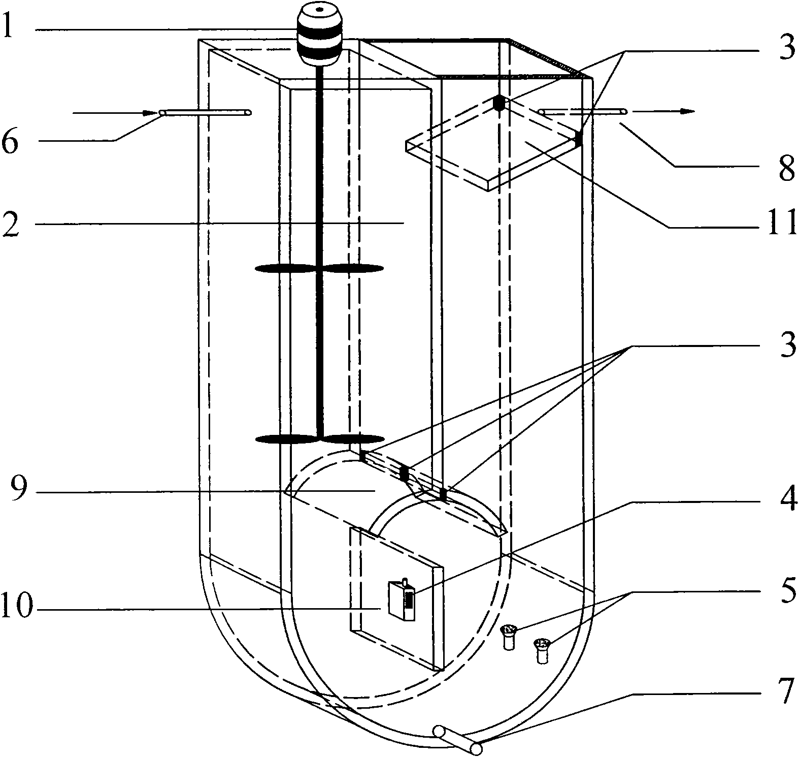 Method for controlling residual sludge reduction in activated sludge-sewage treatment system and reactor