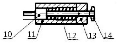 Self-adaptive angle accurate positioning and clamping device for adjustable blade