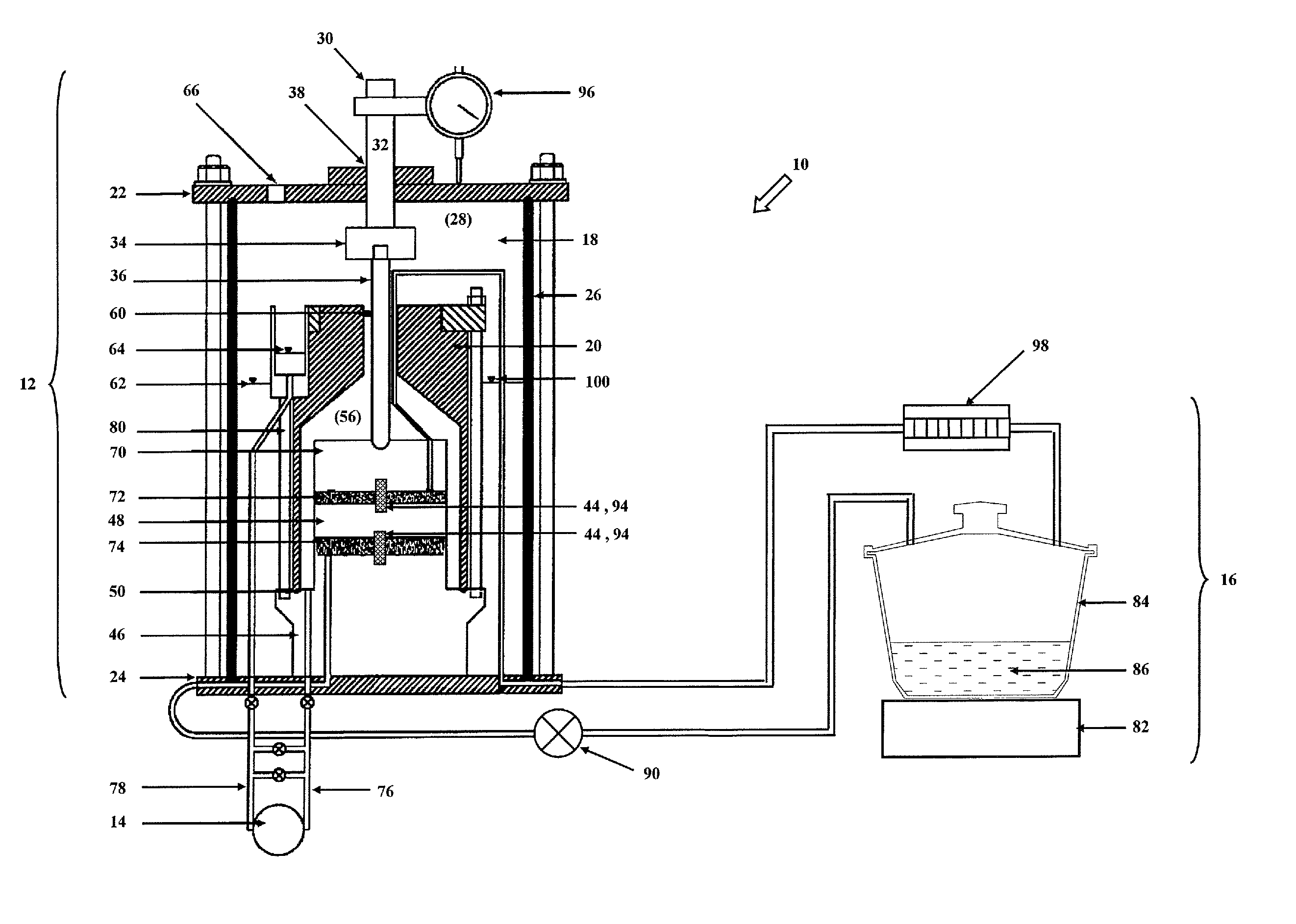 High suction double-cell extractor