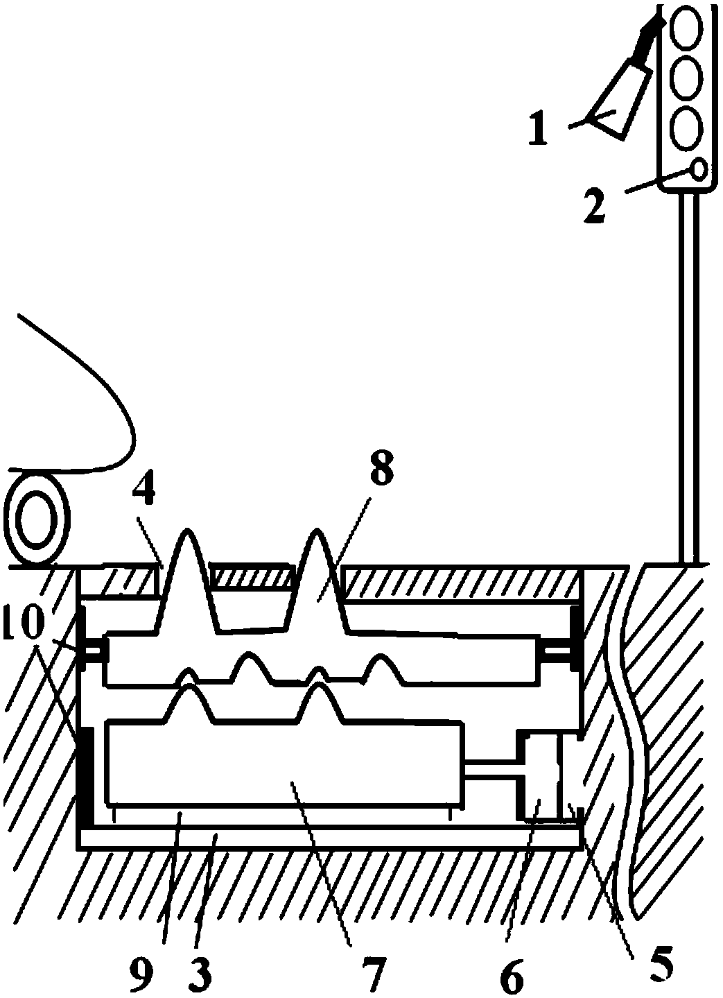 A traffic intersection intelligent deceleration system and its application method