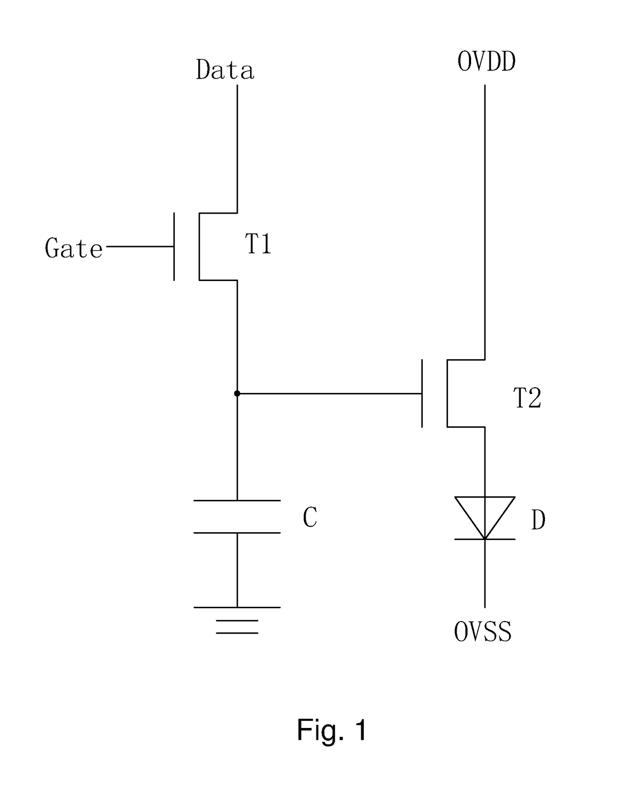 OLED display and source driver