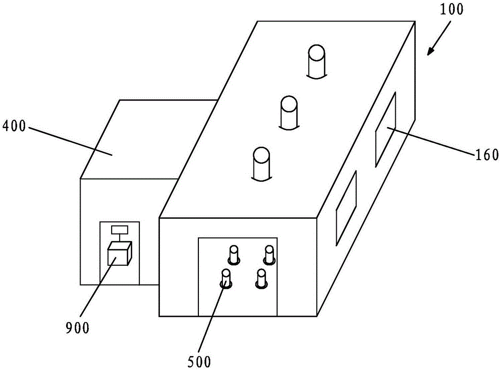 Fire simulation experimental system for industrial production line