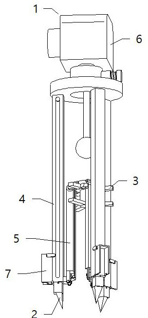 A distance measuring device for geological exploration