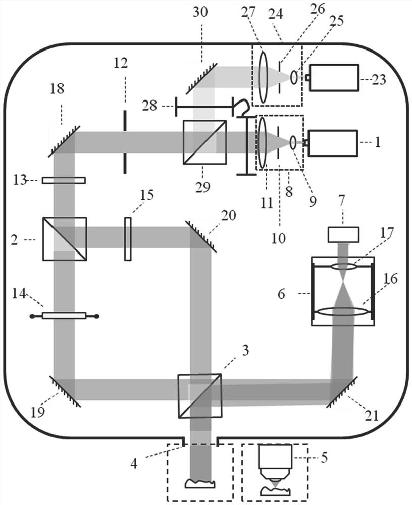 A digital holographic surface three-dimensional topography measurement system and imager