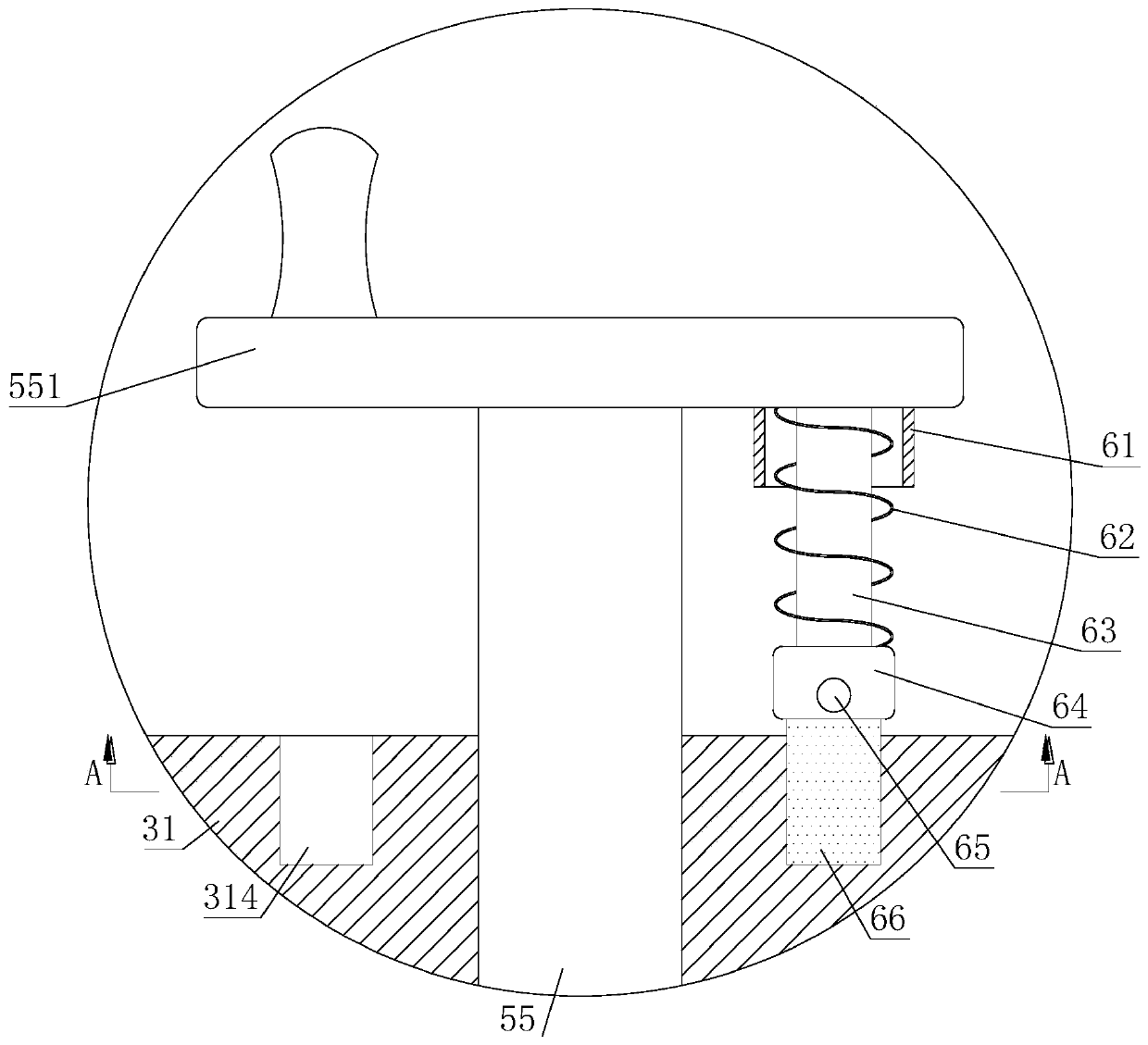 Lightning-protection shockproof hammer mounting and positioning device and method